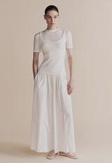 Ribbed Knit Tank White
