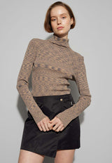Pool Knit T-N Mocha Bisque