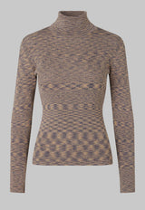 Pool Knit T-N Mocha Bisque