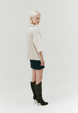 Parallel Tee Ecru