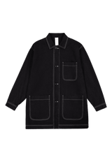 Alfie Jacket Black Denim