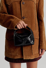 Luca Shoulder Mini Bag Black Glossy