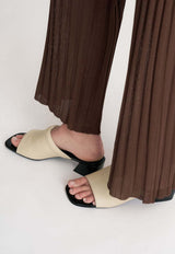 Camille Mules Cashew Croc
