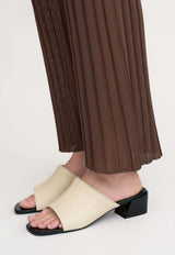 Camille Mules Cashew Croc