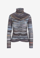 Lyra Top Abstract Grey