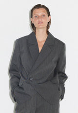 Noor Blazer Asphalt