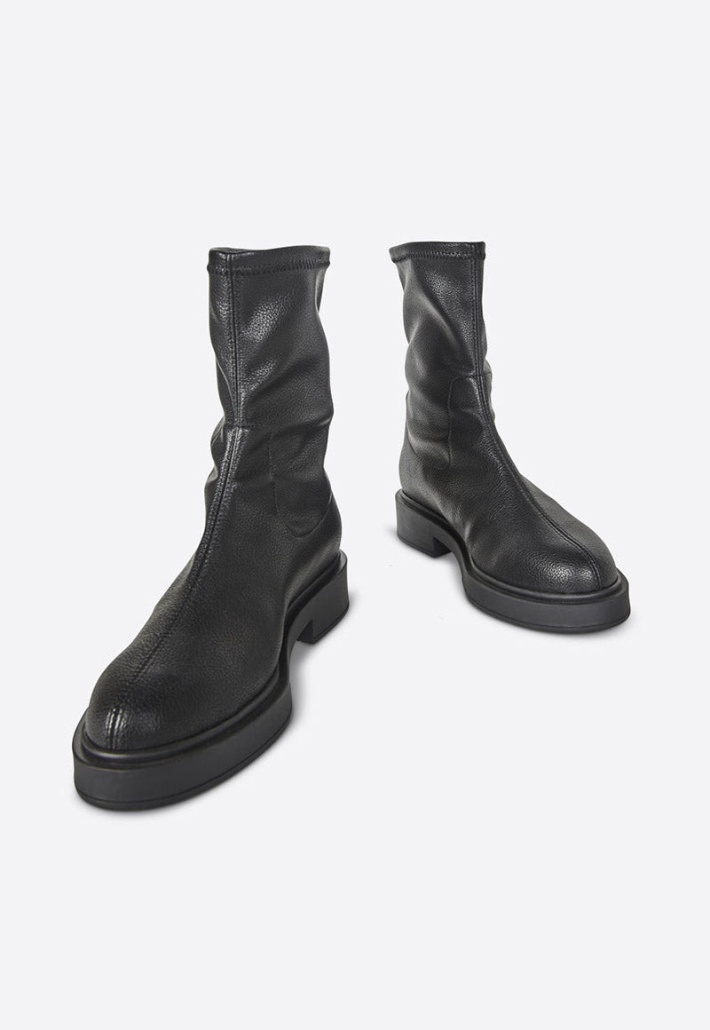 West Cape Corn - Black Vegan Leather Boots