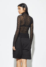 Ross Mockneck Top Black