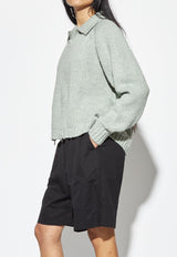 Morgan Dual Zip Cardigan Seafoam