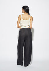 Sleeveless Knit Top Ecru