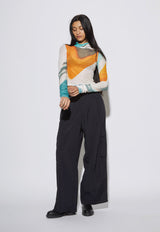 Bonaire Top Orange/Blue