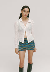 Rehearsal Miniskirt Blue Multi