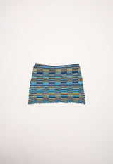 Rehearsal Miniskirt Blue Multi