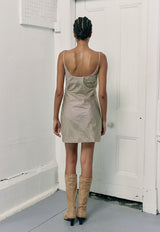 Filtered Mini Dress Smog