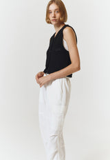 Open Crochet Knit Vest
