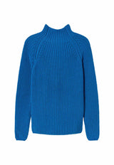 Fiona Blue Knitted Sweater
