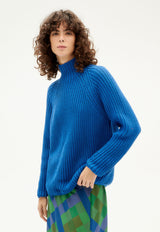 Fiona Blue Knitted Sweater