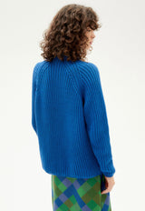 Fiona Blue Knitted Sweater