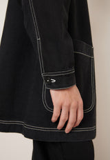 Alfie Jacket Black Denim