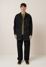 Alfie Jacket Black Denim