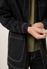 Alfie Jacket Black Denim