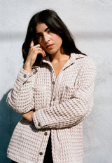 Aniela Parys Julian Waffle Jacket Natural