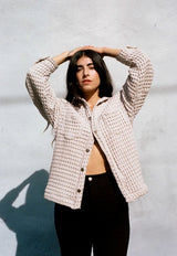 Aniela Parys Julian Waffle Jacket Natural