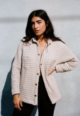 Aniela Parys Julian Waffle Jacket Natural