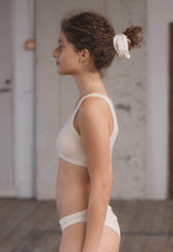 Heart Bra Undyed