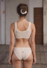 Heart Bra Undyed