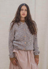 Soar Cardigan Grey Melange