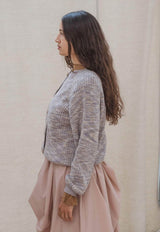 Soar Cardigan Grey Melange