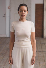 Heart Tee Shirt Undyed