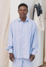 Claude Shirt Matrix Stripe
