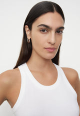 Racer Back Singlet White