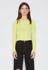 Audrey Ribbed Knit Crop Top