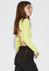 Audrey Ribbed Knit Crop Top