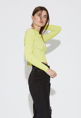 Audrey Ribbed Knit Crop Top