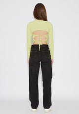 Audrey Ribbed Knit Crop Top