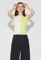Rio Mesh Baby Tee Lime