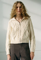 Donegal Cardigan Natural