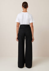 High Puddle Jeans Black Denim