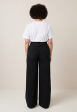 High Puddle Jeans Black Denim