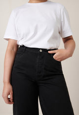 High Puddle Jeans Black Denim