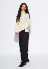 London Zip Sweater Sand