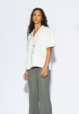 Easton Knit Shirt White