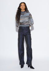 Lyra Top Abstract Grey