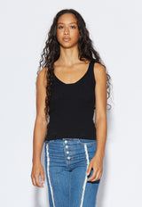 Upe Knit Tank Black
