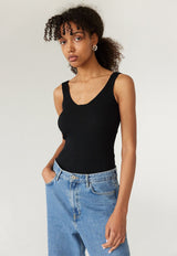 Upe Knit Tank Black