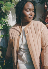 Sawyer Reversible Quilted Jacket Clove